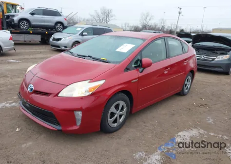 2013 Toyota Prius Four z USA, uszkodzony, nr VIN JTDKN3DU1D5559851